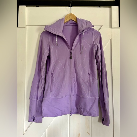 Lululemon Purple Zip Up Long Sleeve Sweater - Picture 1 of 3